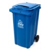 blue wheelie bin 240 liter paper recycling