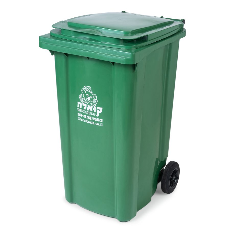 green wheelie bin 240 liter
