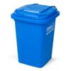 recycle bin 30 liter blue for paper recycling