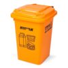 recycle bin 50 liter orange for packages recycling
