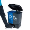 recycle bin devided 25 liter each simple low cost for waste and recycling 2