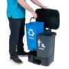 recycle bin devided 25 liter each simple low cost for waste and recycling 3