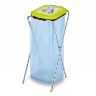 recycle bin rack simple low cost foldable for recycling single