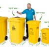 wheelie bins for recycling dimensions 30 50 120 240 360 liter