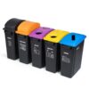 office recycle bins 65 liter set English
