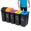 office recycle bins 65 liter set Hebrew