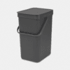 פח מיחזור קטן למיון פסולת ביתית 12 ליטר - Brabantia SORT&GO