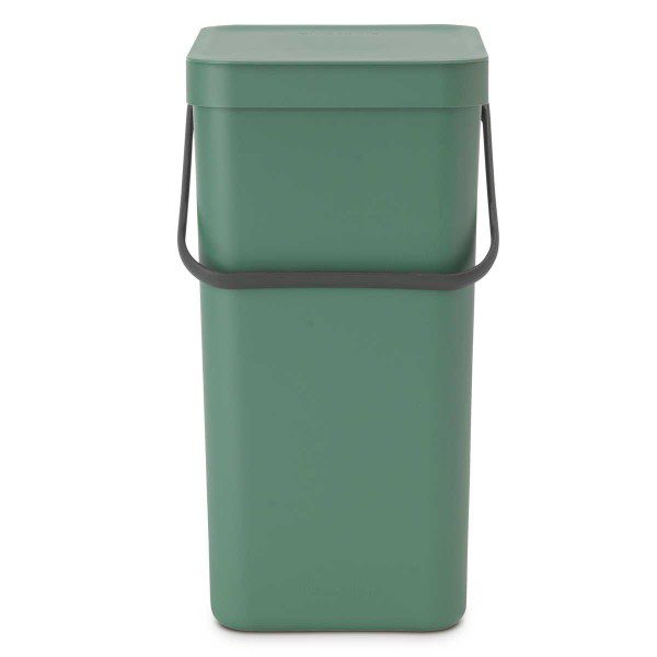 brabantia sort and go waste bin 16l fir green y 129827 front 1200