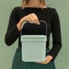 brabantia sort and go waste bin 6l jade green 02 y 211768