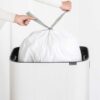 y 130229 b0 touch bin hi 60l white brabantia bags