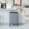 y 130281 bo touch bin 60l mineral concrete grey brabantia