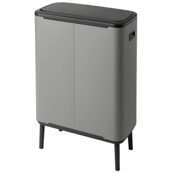 y 130281 bo touch bin 60l mineral concrete grey brabantia back