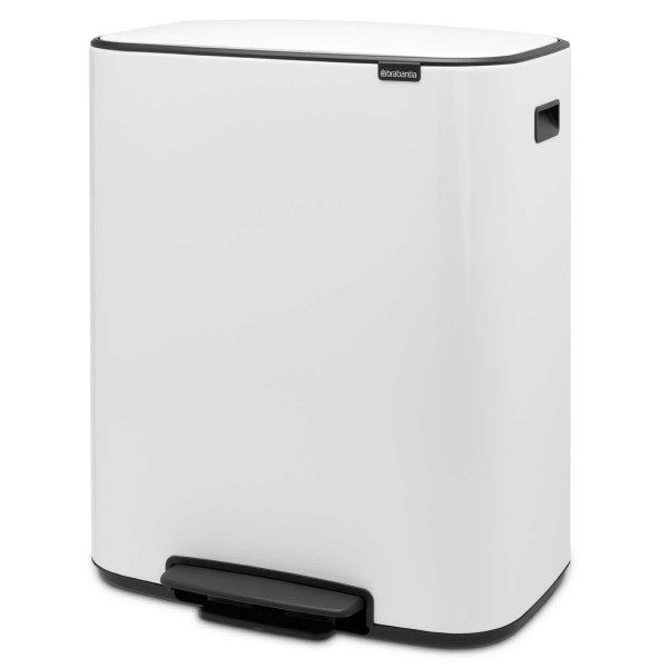 y 211447 bo pedal bin 2x30l white brabantia 01
