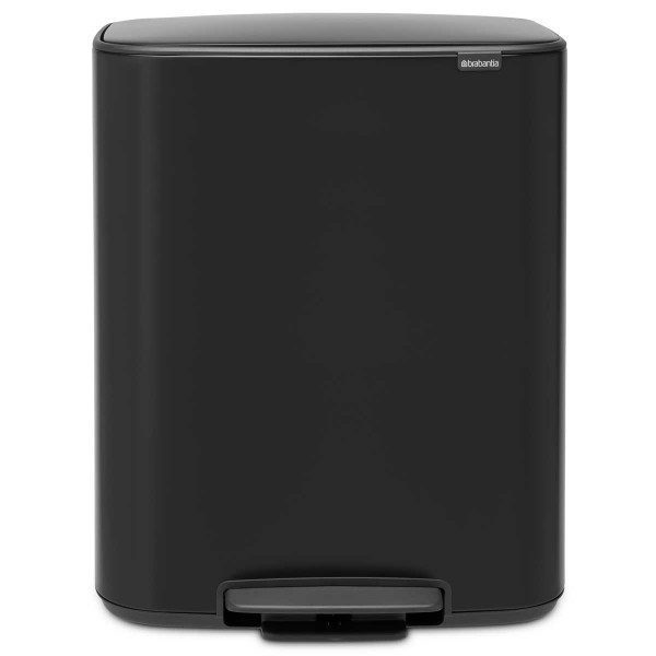 y 211508 bo pedal bin 2x30l matt black brabantia 01