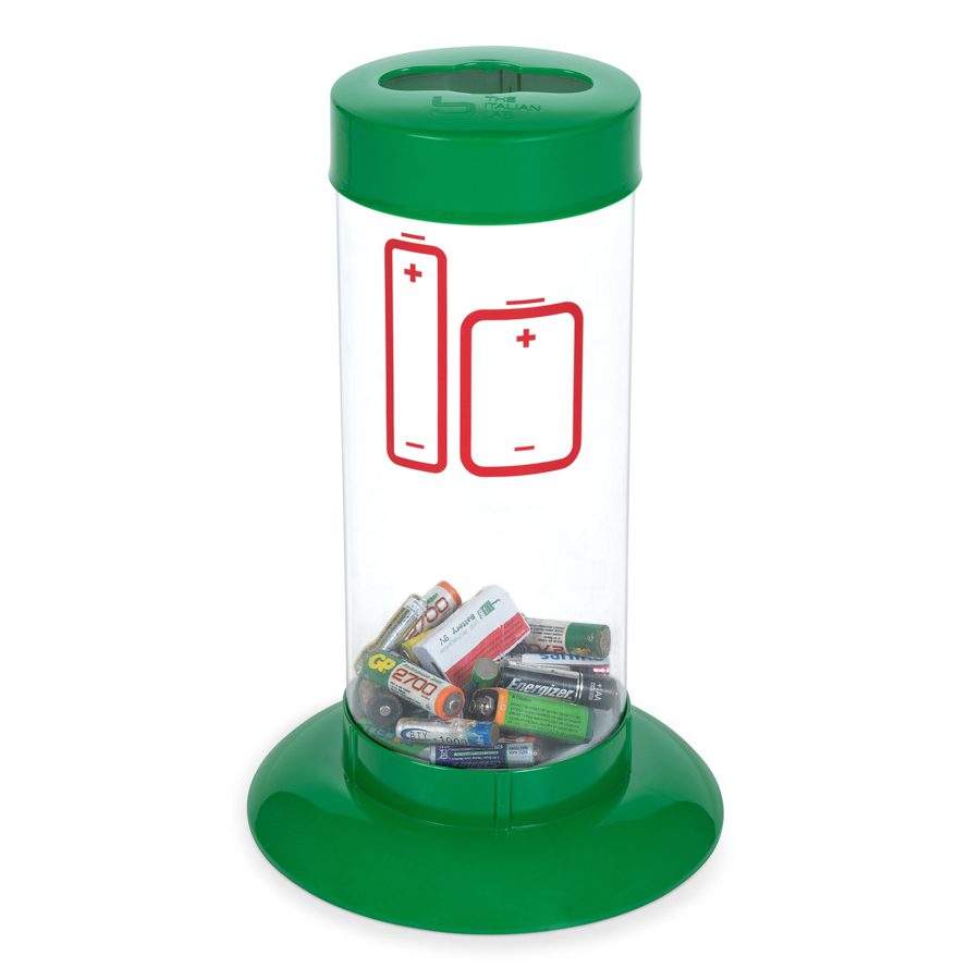 battery recycle bin tube 3.5 liter