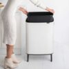 y 130229 b0 touch bin hi 60l white brabantia inner bucket