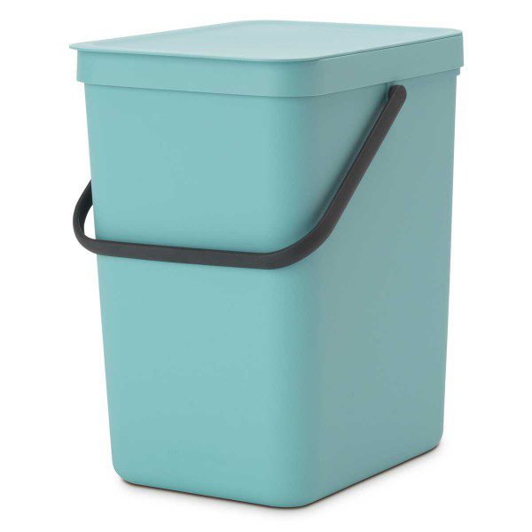brabantia sort and go waste bin 25l mint