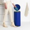newicon pedal bin 30l mineral powerful blue brabantia 01 y 207945