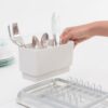 y 117282 compact dish drying rack light grey brabantia 3