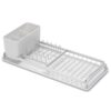y 117282 compact dish drying rack light grey brabantia 6