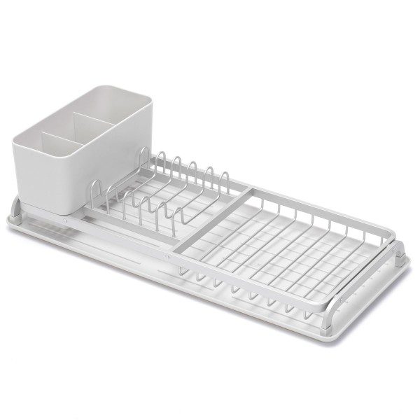 y 117282 compact dish drying rack light grey brabantia 6