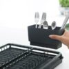dish drying rack dark grey brabantia 7