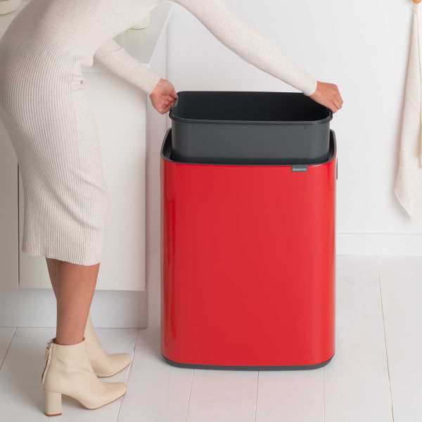 bo touch bin 60l passion red brabantia 08 y 223044