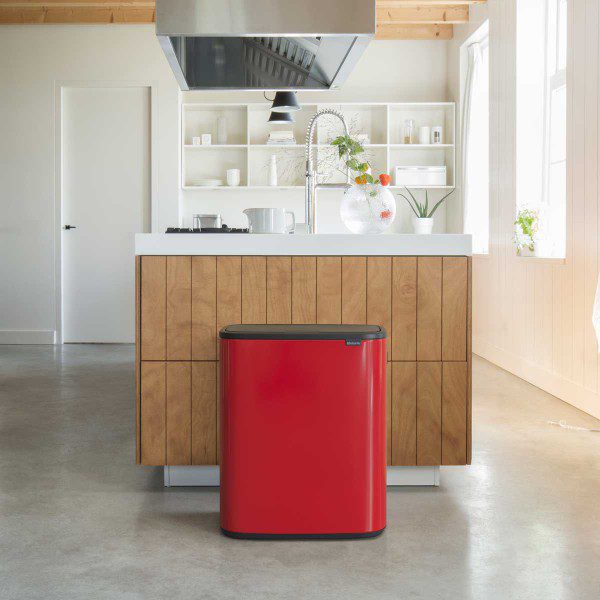 bo touch bin 60l passion red brabantia 12 y 223044