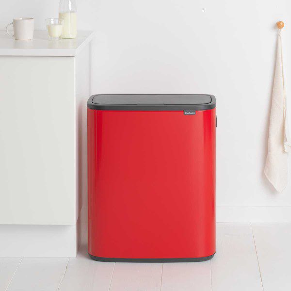 bo touch bin 60l passion red brabantia 13 y 223044