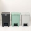 BRABANTIA Pattumiera a Pedale Stepup 25 L Grigio 5