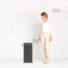 פח מנירוסטה חסין אש 30 ליטר מבריק - Brabantia – תמונה 3