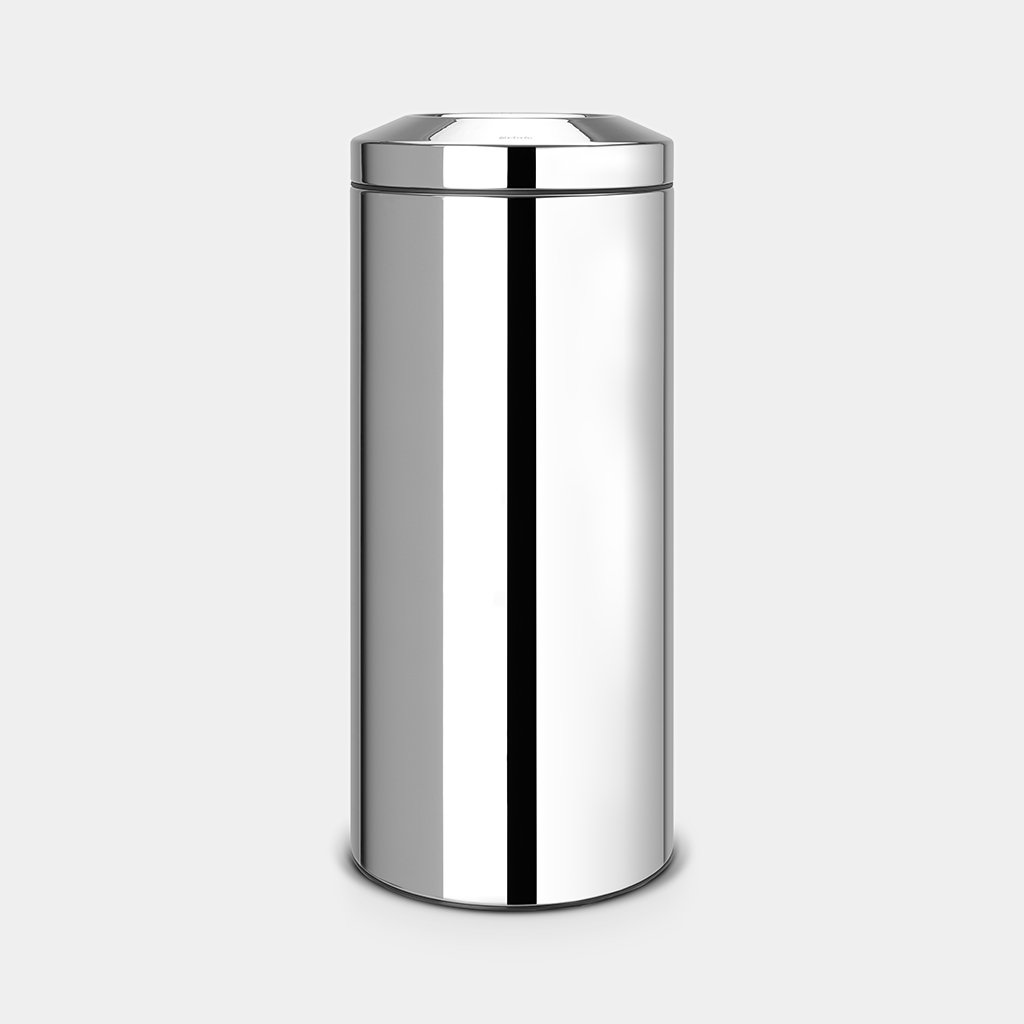 פח מנירוסטה חסין אש 30 ליטר מבריק - Brabantia