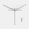 מתלה כביסה קרוסלה Topspinner טופ ספינר, 50 מטר Brabantia
