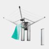 מתלה כביסה WallFix מכסה נירוסטה 24 מטר Brabantia