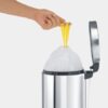 שקיות אשפה קוד A לפח 3 ליטר ולפח BO 4 ליטר – Brabantia – תמונה 5