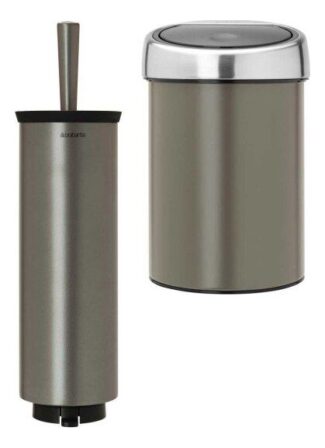 סט נתלה פלטינום - סט לשירותים, נתלה פלטינום Brabantia: פח טאץ נתלה 3 ליטר - B103