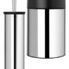 סט סלייד לשירותים - סט לשירותים, נתלה מבריק Brabantia: פח סלייד נתלה מבריק מכסה שחור מט 5 ליטר