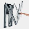 מתלה כביסה WallFix מכסה נירוסטה 24 מטר Brabantia – תמונה 2