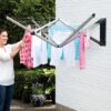 מתלה כביסה WallFix כיסוי בד 24 מטר Brabantia – תמונה 4