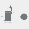 פח פדל 20 ליטר - Brabantia NewIcon – תמונה 7