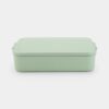 קופסת אוכל Bento גדולה 2 ליטר Make & Take פלסטיק ללא BPA ירוק ג׳ייד Brabantia