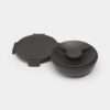קערה לסלט 1.3 ליטר Make & Take פלסטיק ללא BPA אפור כהה Brabantia – תמונה 2