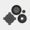 קערה לסלט 1.3 ליטר Make & Take פלסטיק ללא BPA אפור כהה Brabantia – תמונה 5