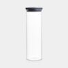 מיכל זכוכית, מכסה אפור כהה 1.9 ליטר Brabantia