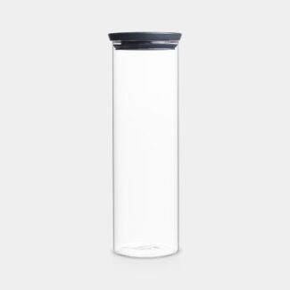 מיכל זכוכית, מכסה אפור כהה 1.9 ליטר Brabantia