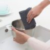 3 פדים לניקוי, מיקרופייבר אפור ואפור כהה Brabantia – תמונה 2