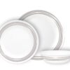 18 brushed silver