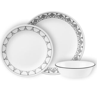 צלחות קורל - סט צלחות קורנינג 18 חלקים, Cusco - מבית Corelle® Corning