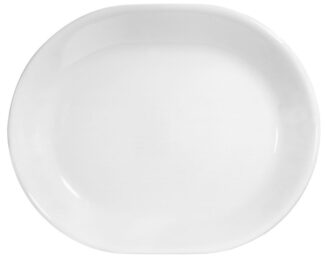 מגש אובלי לבן - מגש קורנינג אובלי 31 ס"מ, Winter Frost White - מבית Corelle® Corning