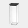 מיכל אחסון פלסטיק 2.5 ליטר, מכסה Brabantia - ללא BPA